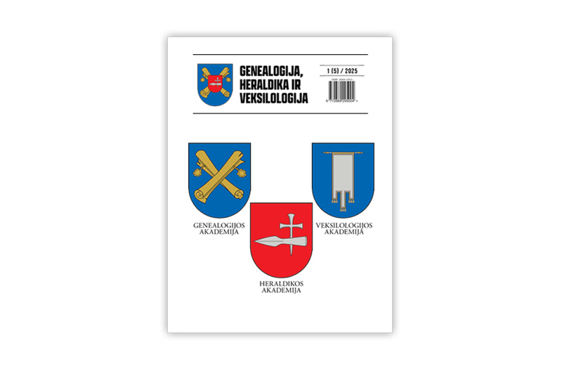 Naujausias leidinio „Genealogija, heraldika ir veksilologija“ numeris 1 (5) 2025